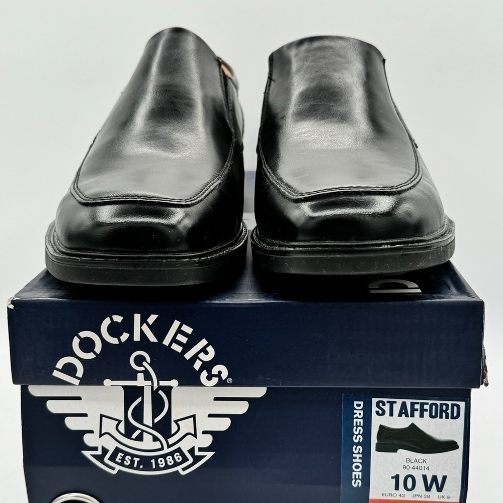 Dockers Stafford Loafers Sizeโ 10 Wide Color Black New